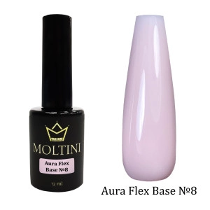 MOLTINI База бескислотная Aura Flex  № 8. 12 мл.